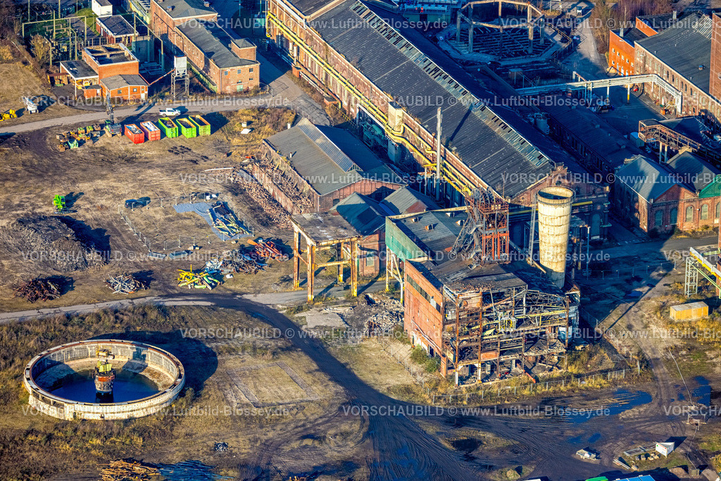 Hamm241200231 | Luftbild, CreativRevier Hamm, Abrissarbeiten an der ehemaligen Zeche Bergwerk Ost Heinrich Robert, Stadtbezirk Herringen, Hamm, Ruhrgebiet, Nordrhein-Westfalen, Deutschland
