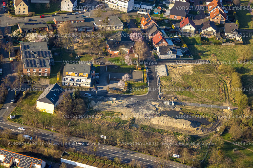 Hamm240305426 | Luftbild, Baugebiet An der Erlöserkirche, Wohngebiet Anton-Voss-Straße, Mitte, Hamm, Ruhrgebiet, Nordrhein-Westfalen, Deutschland