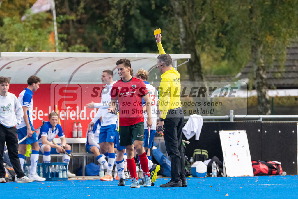 HK_20241019_107973 | 1. Bundesliga Herren Crefelder HTC - Großflottbeker THGC am 19.10.2024 CHTC, Krefeld , Julius Hayner ( Crefelder HTC #6 )