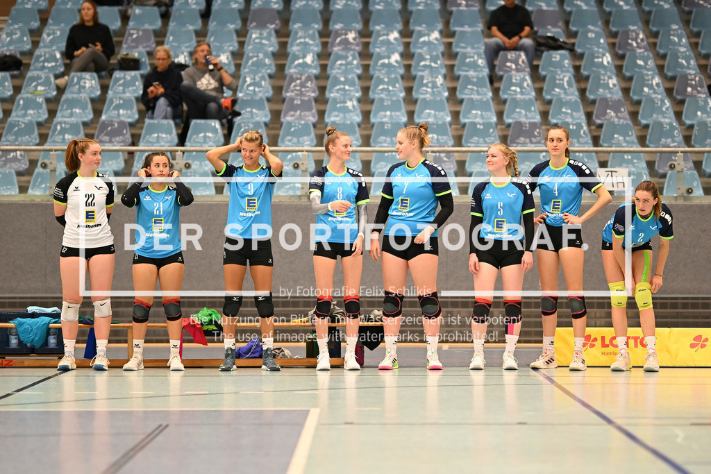 Volleyball I Frauen I Saison 2023-2024 I Dritte Liga Nord I VT Hamburg - Eimsbütteler TV 2 I 07571 | Der Sportfotograf. - Realisiert mit Pictrs.com