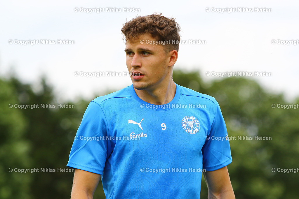 NH_HolsteinKiel_B93Kopenhagen_Testspiel_06072024 | #9 Benedikt Pichler (Holstein Kiel)Fußball I Herren I Testspiel I Saison 2024-2025 I Holstein Kiel - B.93 Kopenhagen I 06.07..2024 I Sportplatz Nobiskrug