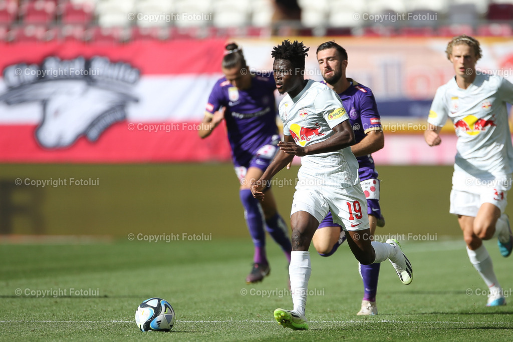 A_LUI_20230813_0020 | SPORT FUSSBALL ADMIRAL BUNDESLIGA RED BULL SALZBURG VS AUSTRIA WIEN
IM BILD: Karim Konate (Red Bull Salzburg)
FOTO:FOTOLUI/UW