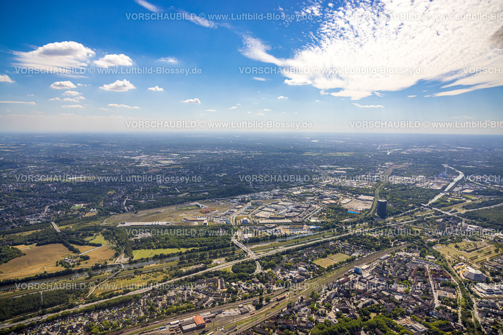 Oberhausen220800426 | Luftbild, Westfield Centro Oberhausen, Neue Mitte Einkaufszentrum mit Gasometer, Borbeck, Oberhausen, Ruhrgebiet, Nordrhein-Westfalen, Deutschland