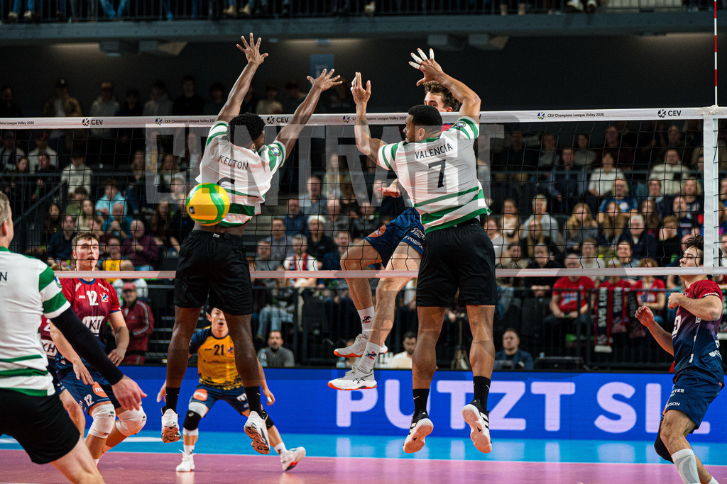 Volleyball I Herren I Saison 2025/2026 I CEV Champions League I CLVM69 I SVG Lüneburg - Sporting CP Lisboa | CONTRAST ZERØ MEDIA - Realisiert mit Pictrs.com