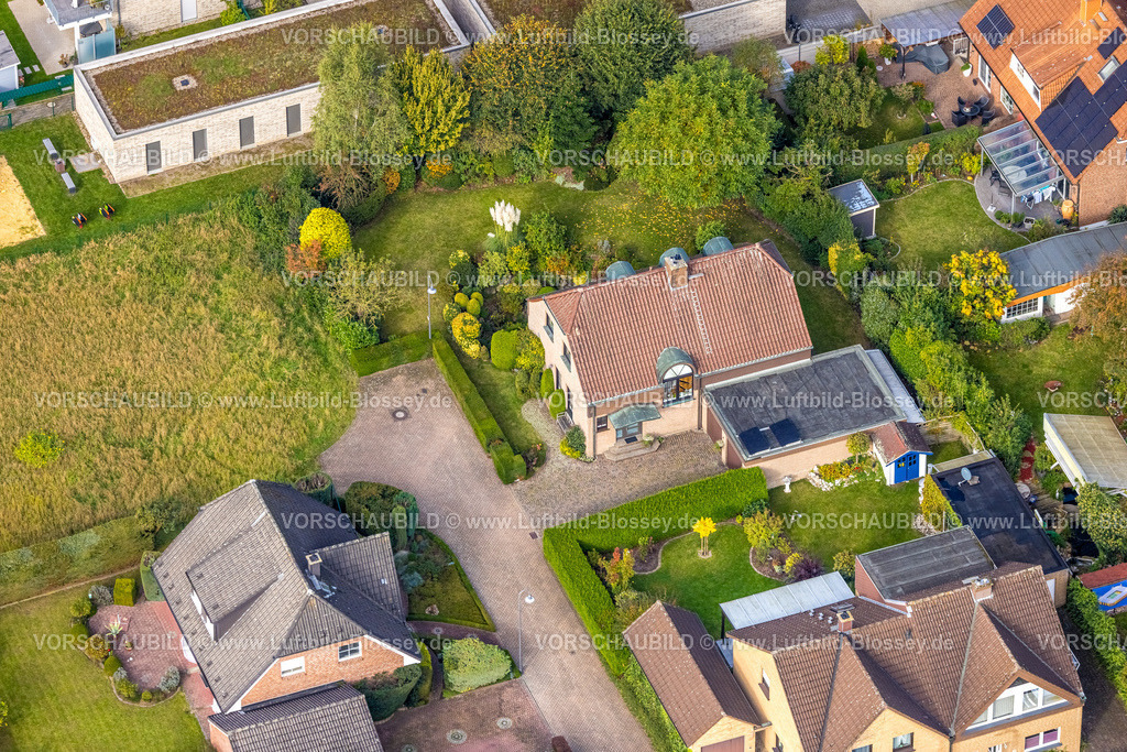 Hamm241014990 | Luftbild, Einfamilienhaus Wohnhaus mit Garten Feuerdornstraße, Uentrop, Hamm, Ruhrgebiet, Nordrhein-Westfalen, Deutschland