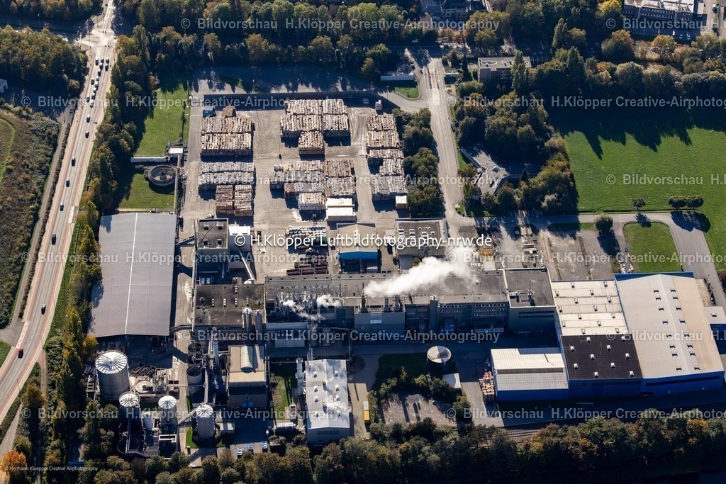 Luftbild Gelsenkirchen Gelsenkrichen-6746 | Luftbildfotografie Gebäude und Produktionshallen auf dem Werksgelände der Papierfabrik " HHamburger Rieger Gelsenkirchen GmbH & Co. KG " an der Alfred-Zingler-Straße in Gelsenkirchen - Realisiert mit Pictrs.com