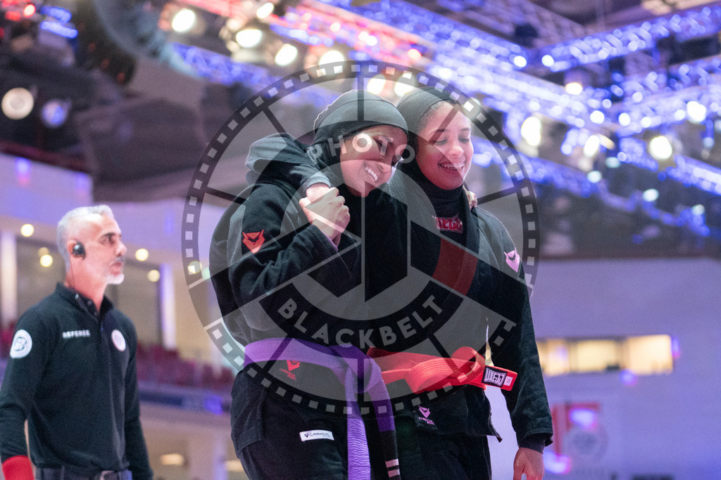 20231108PBB1115 | Fighters compete during the AJP World Professional Championship in the Mubadala Arena in Abu Dhabi, Arab United Emirates, on November 8, 2023.
