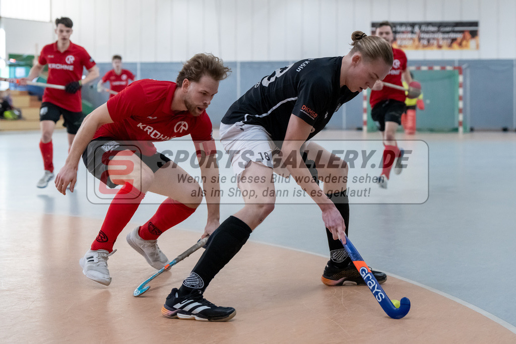 HK_20250202_102296 | 2. Bundesliga Halle Herren Club Raffelberg - Schwarz Weiss Köln am 2.2.2025 Halle am Raffelberg, Duisburg ,