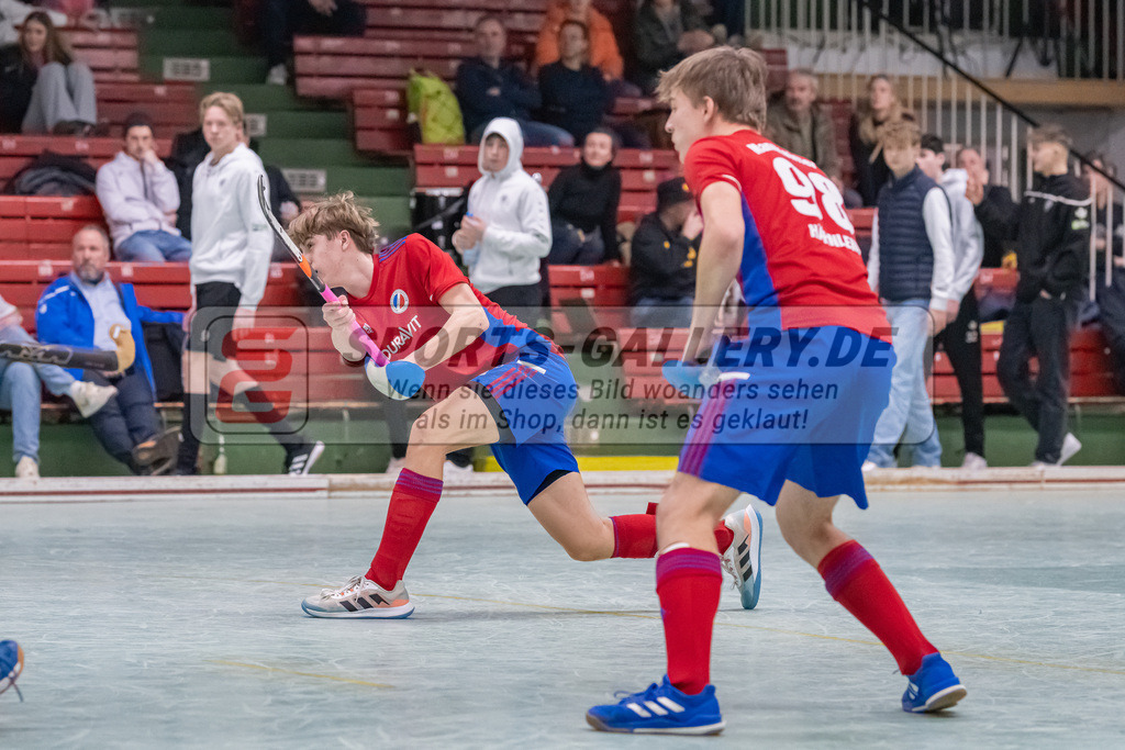 HK_20230304_105810 | Deutsche Meisterschaft MU16 Zehlend. Wespen - Mannheimer HC am 4.3.2023 RWK, Köln ,