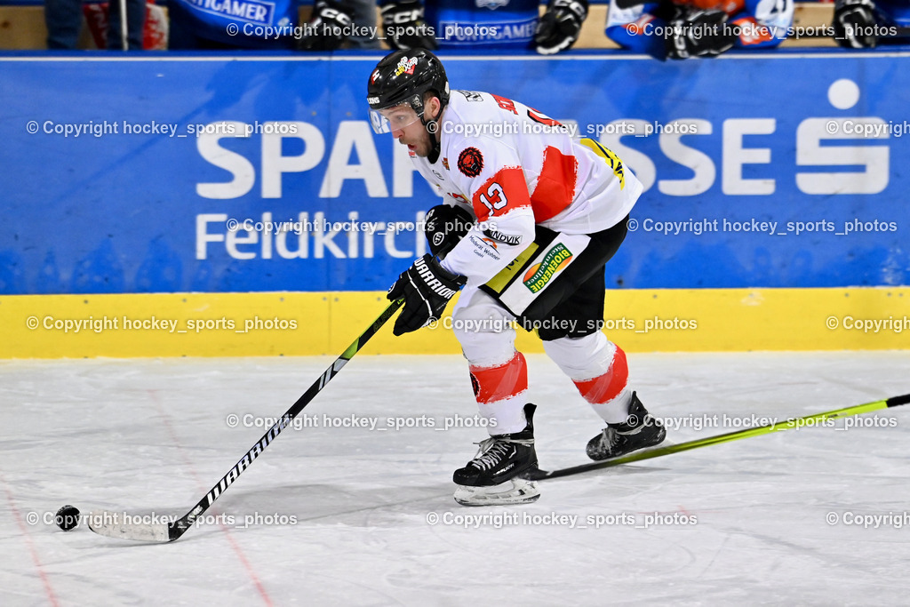 ESC SPARKASSE STEINDORF vs. EV ZELTWEG MURTAL LIONS | #13 Schiech Thomas EV ZELTWEG MURTAL LIONS, ESC SPARKASSE STEINDORF vs. EV ZELTWEG MURTAL LIONS, ESC SPARKASSE STEINDORF vs. EV ZELTWEG MURTAL LIONS am 27.12.2025 in Steindorf (Ossiachersee Halle), Austria, (Photo by Bernd Stefan)