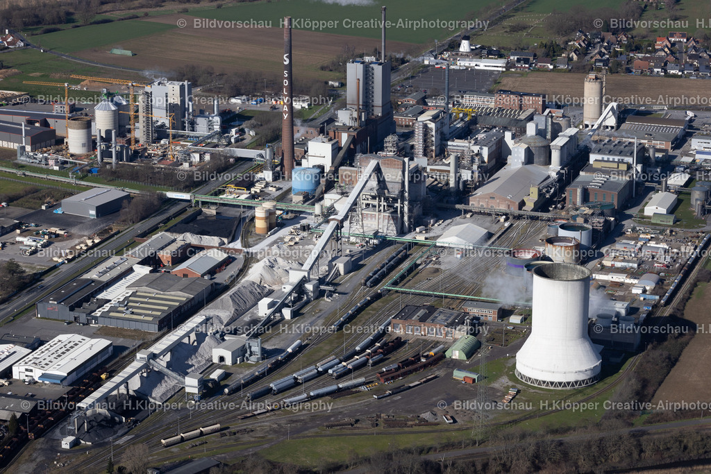 Luftbilder Xantener Str._Solvay Chemicals GmbH_47495 Rheinberg-1464 | Aerial view industry ,Xantener Str., Rheinberg ,Solvay Chemicals GmbH,Germany , Europe , North Rhine-Westphalia,Germany,Europe - Realisiert mit Pictrs.com