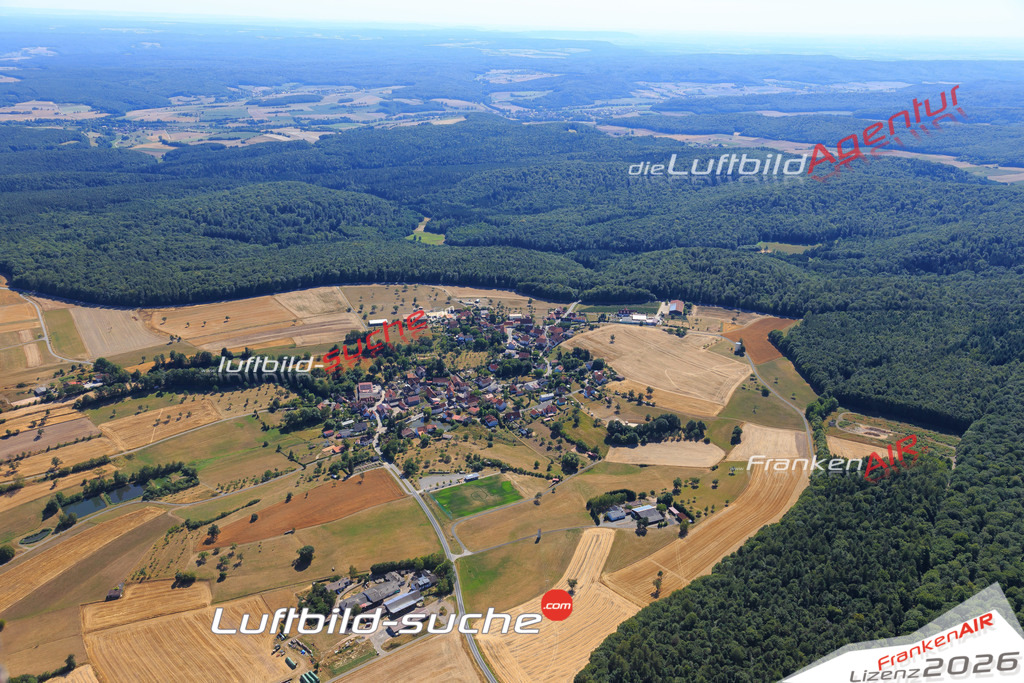 Luftbild von Fatschenbrunn Oberaurach - Luftaufnahme wurde 2015 von https://frankenair.de mittels Flugzeug (keine Drohne) erstellt - die Geschenkidee