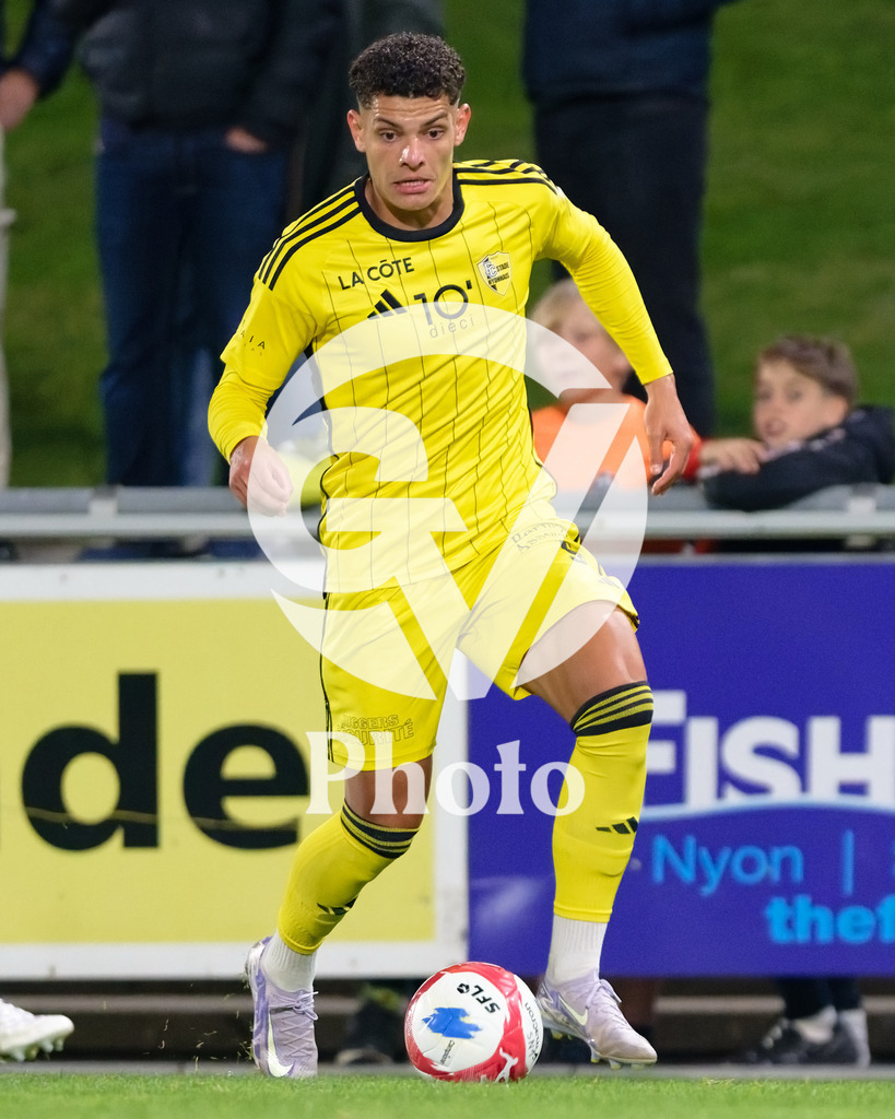 dieci Challenge League - FC Stade Nyonnais v FC Wil 1900 |  during the dieci Challenge League match between FC Stade Nyonnais and FC Wil 1900 at Centre sportif de Colovray in Nyon, Switzerland