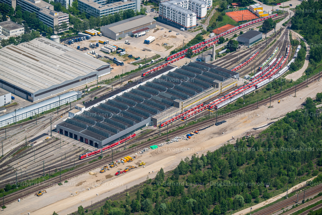 3804199 | Gleisanlagen und S-Bahn Depot Berg am Laim, München