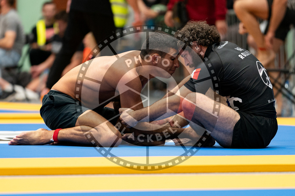 20230916PBB3269 | Fighters compete during the grappling tournement ADCC Trials (European, Middle East and African Championship) in Warsaw, Poland, on September 16, 2023.