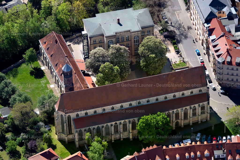 4026650 | ERFURT 07.05.2020 Kirchengebäude der " Predigerkirche " an der Predigerstraße in Erfurt im Bundesland Thüringen, Deutschland. // Church building of " Predigerkirche " on Predigerstrasse in Erfurt in the state Thuringia, Germany. Foto: Gerhard Launer