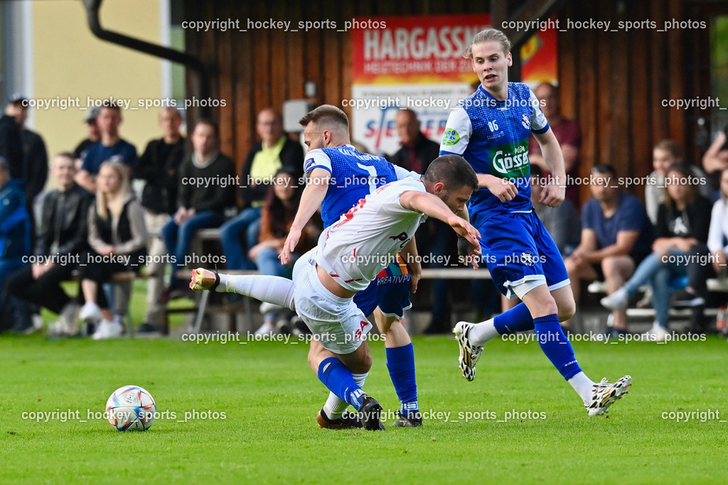 SV Dellach Gail vs. SAK 29.5.2023 | #7 Benedikt Kaltenhofer, #99 Uros Palibrk, #86 Lukas Fabian Santner