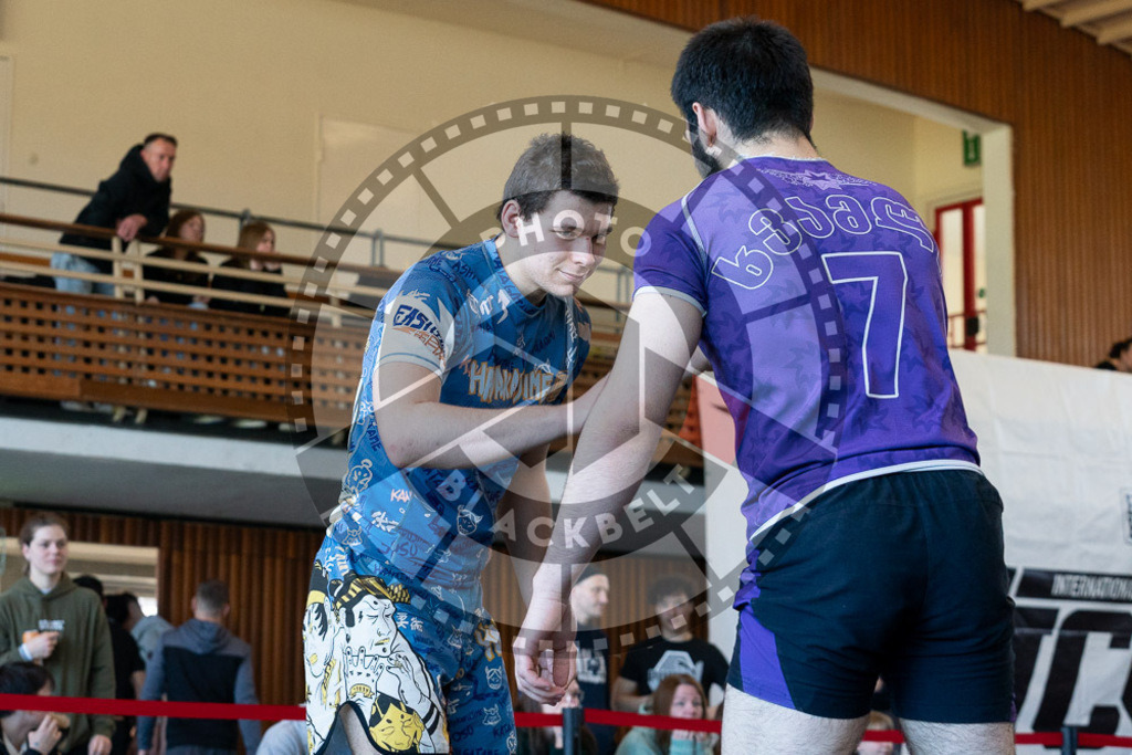 20250329PBB3215 | Fighters compete during the International Luta Livre (ILLCS) Germany IX Spring 2025 Competition spring on March 29, 2025 in Hannover, Germany.© Chiara Dazi