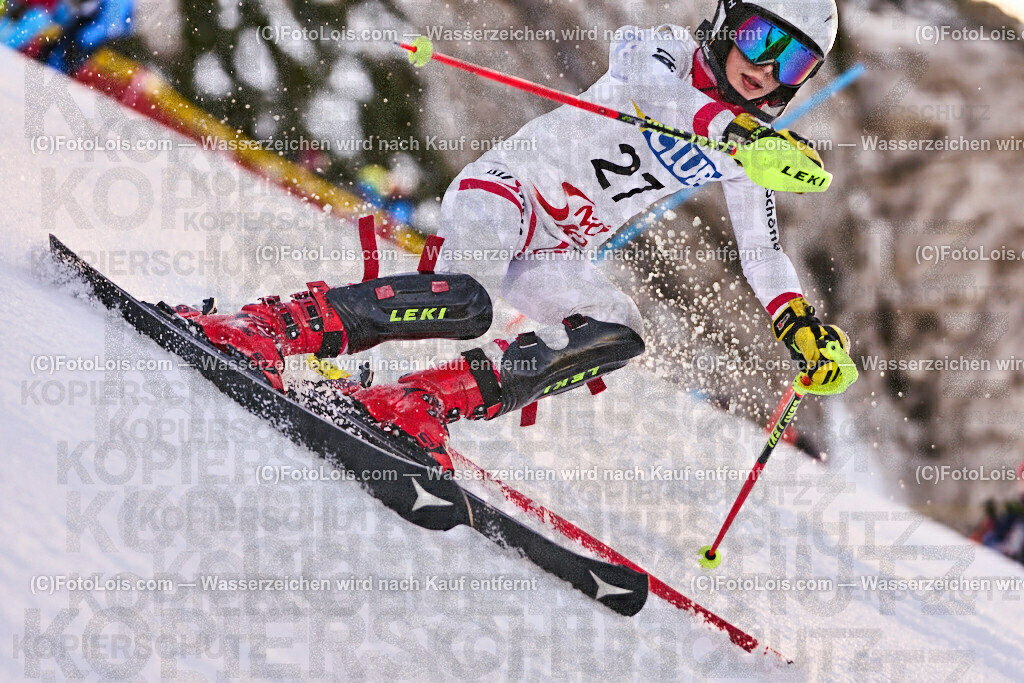 ALP2223_NWC-OAC-Slalom-I DG-II_Luschnik Valentin | (C)FotoLois.com, Alois Spandl, NWC+OAC-Schüler-Slalom 1 auf dem Hochkar, Sa 7. Jänner 2023.