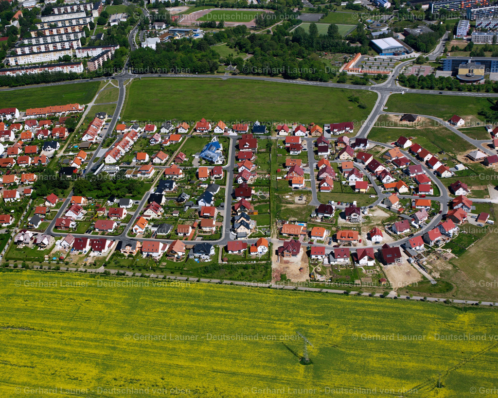 2634479 | LEINEFELDE 09.06.2006 Wohngebiet einer Einfamilienhaus- Siedlung  in Leinefelde im Bundesland Thüringen, Deutschland // Single-family residential area of settlement  in Leinefelde in the state Thuringia, Germany Foto: Gerhard Launer
