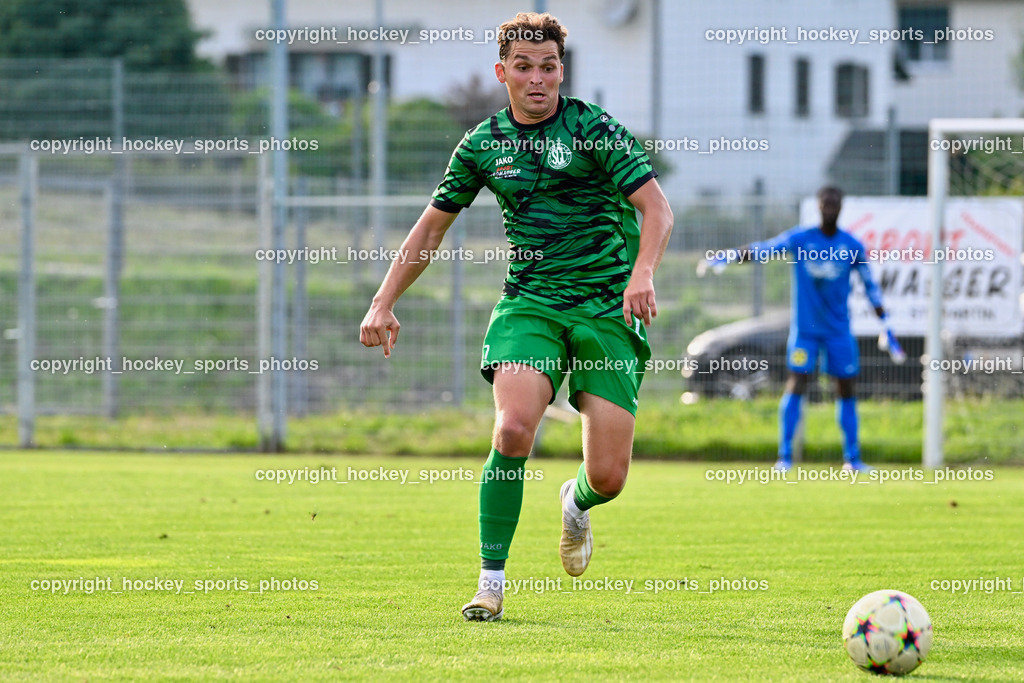SC Landskron vs. Thal Assling  | #9 Luka Gajic SC Landskron, SC Landskron vs. Thal Assling , SC Landskron vs. Thal Assling  am 09.08.2024 in Villach (Sportanlage Landskron), Austria, (Photo by Bernd Stefan)