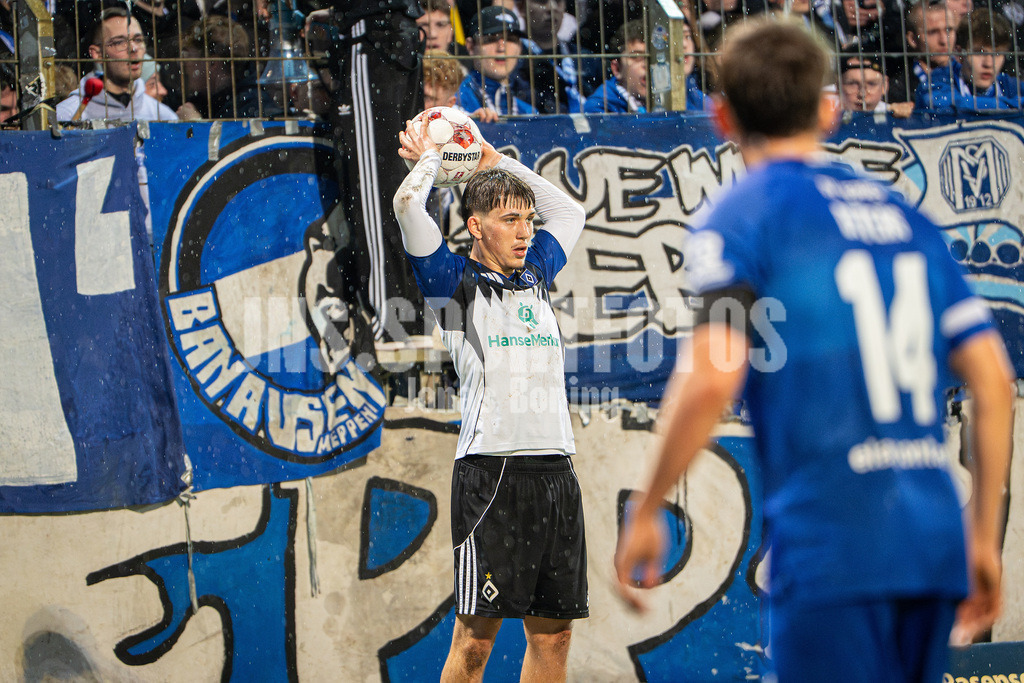 Fußball I Herren I Saison 2025-2026 I Regionalliga Nord I 24. Spieltag I SV Meppen - Hamburger SV II I 2182 | jns.sportfotos - Realisiert mit Pictrs.com