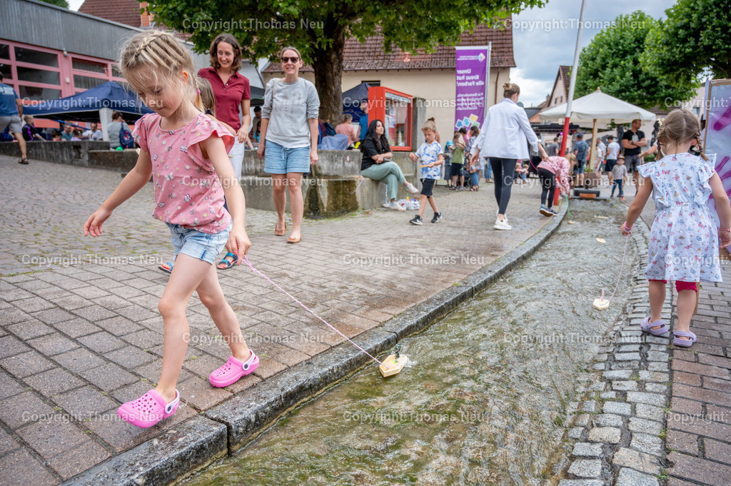 DSC_2998 | bbe, Auerbach, Bachregatta Bachgassenfest, Testläufe vor dem großen Start, ,, Bild: Thomas Neu