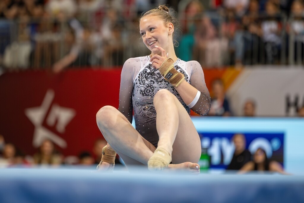 DM Finals 2026; Gerätfinals Frauen Boden | DM Finals 2026; Gerätfinals Frauen Boden***Charleen Pach bei ihrer Übung - Realisiert mit Pictrs.com