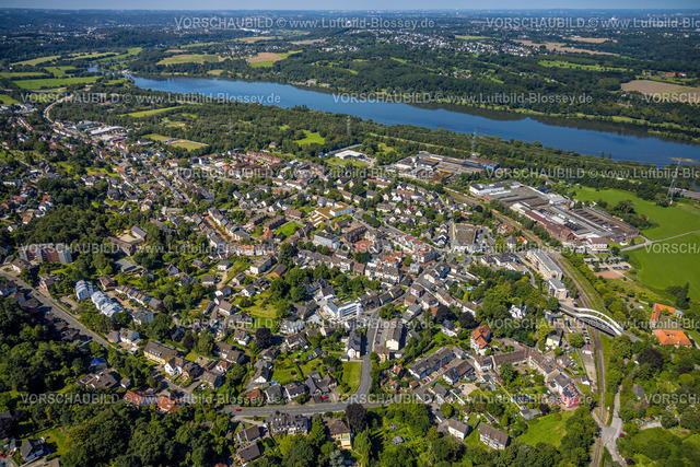 Witten230800705 | Luftbild, Ortsansicht Stadtteil Herbede am Kemnader See, Vormholz, Witten, Ruhrgebiet, Nordrhein-Westfalen, Deutschland