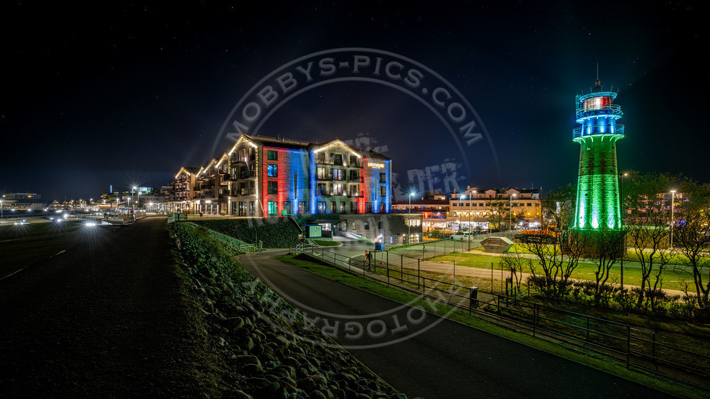 Hafen Büsum im Lichterfest | Lighthouse Hotel Lichterfest Büsum
