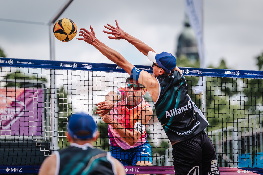 Beachvolleyball | Frauen | Allianz German Beach Tour 2025 | Tourstop Hamburg | 30.05.2025 | David Poniewaz beim Angriff