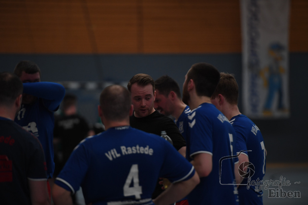 VFL Rastede-Elsflether TB 2 | VFL Rastede (blau)-Elsflether TB 2 (schwarz) am 06.04.2024 in Rastede (Sporthalle Feldbreite), Deutschland, Photo: Philip Eiben 2024 - Realisiert mit Pictrs.com