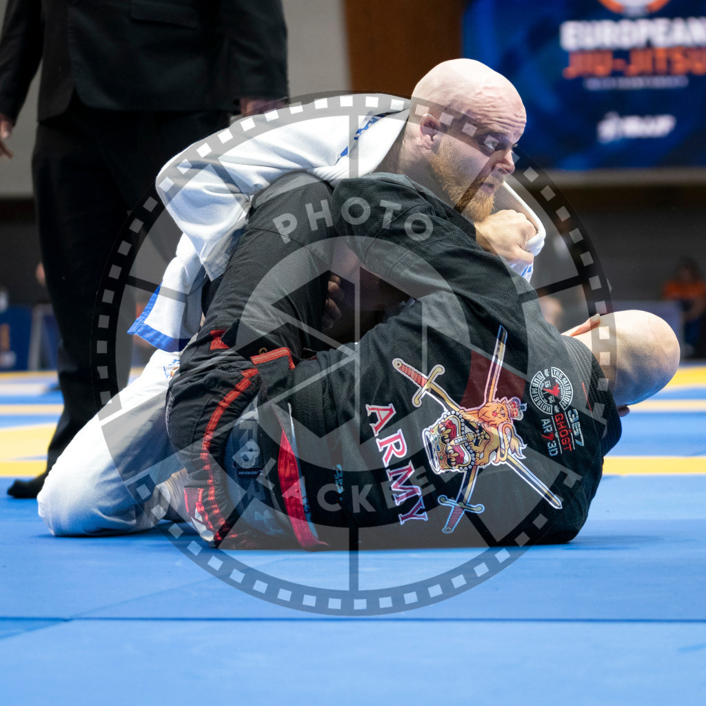 20240123PBB03526 | Fighters compete during the second day of the IBJJF European Championship in Paris, France, on January 23, 2024.