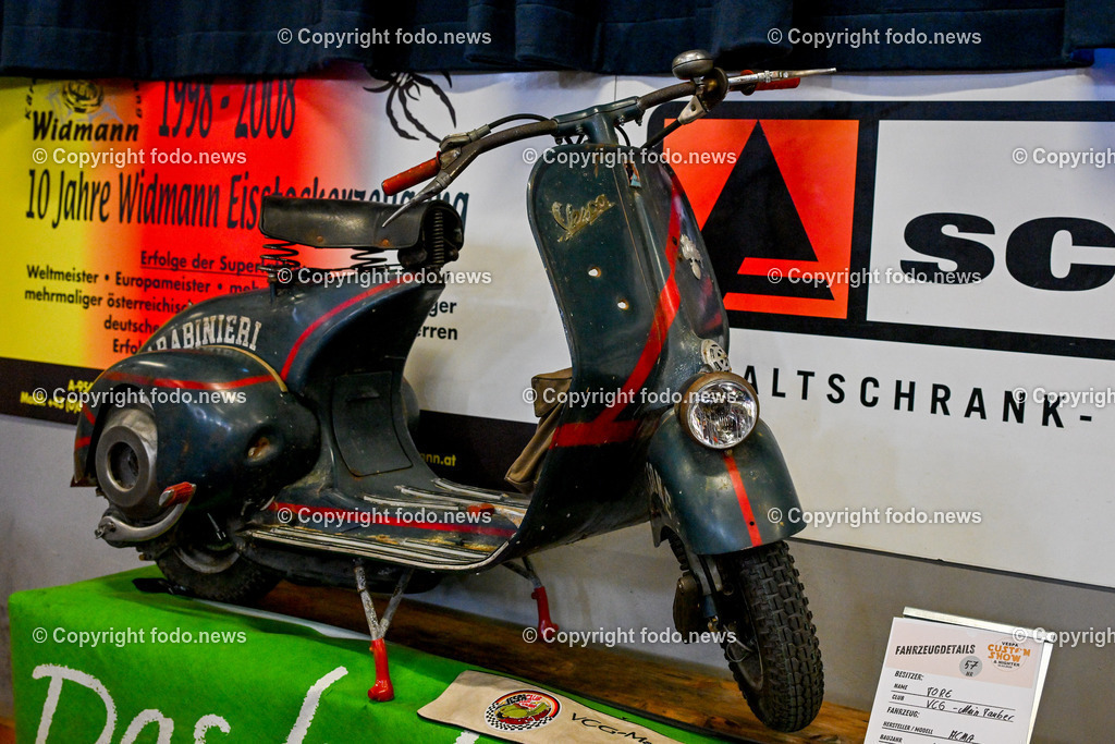 Vespa Custom Show_ Neumarkt Mkr._ 01.03.2025-26 | 01.03.2025, Neumarkt im Mklr., AUT, Neumarkt im Mkr., im Bild Vespa Custom Show 2025©Harald Dostal / fodo.news