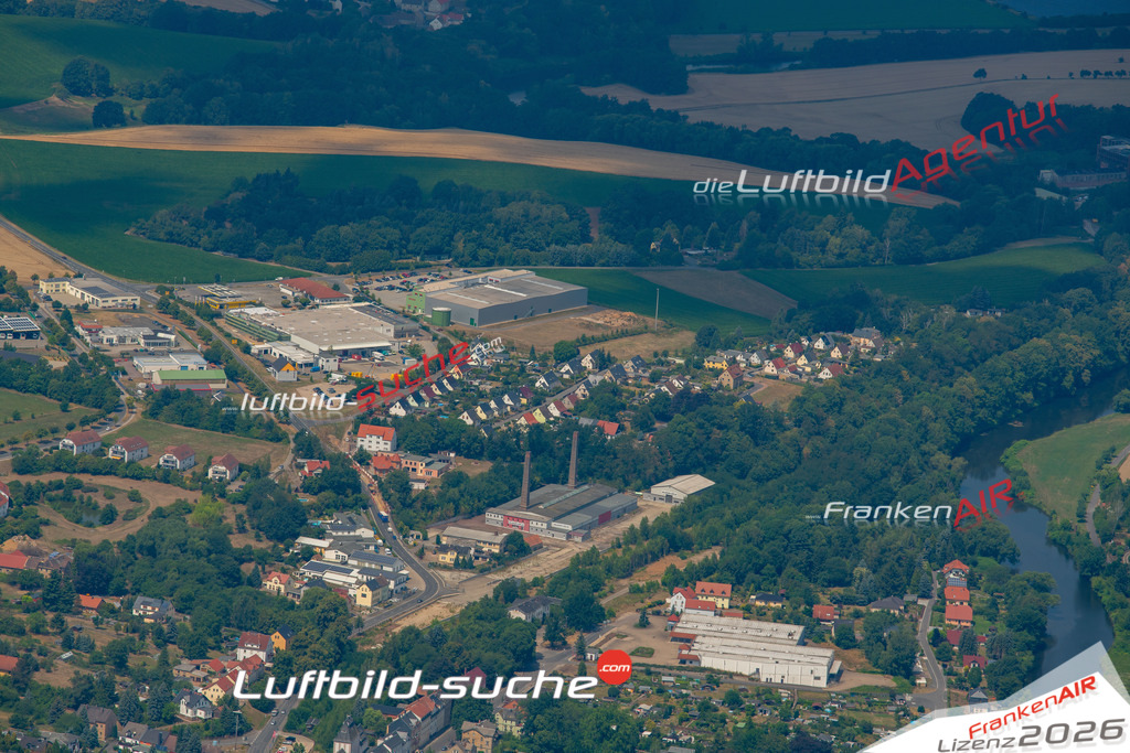 Das Luftbild der Stadt Colditz wurde 2018 vom Flugzeug heraus erstellt (keine Drohne) Aufnahmehöhe ca.400 Meter- hohe Auflösung für beste Druck-Qualität