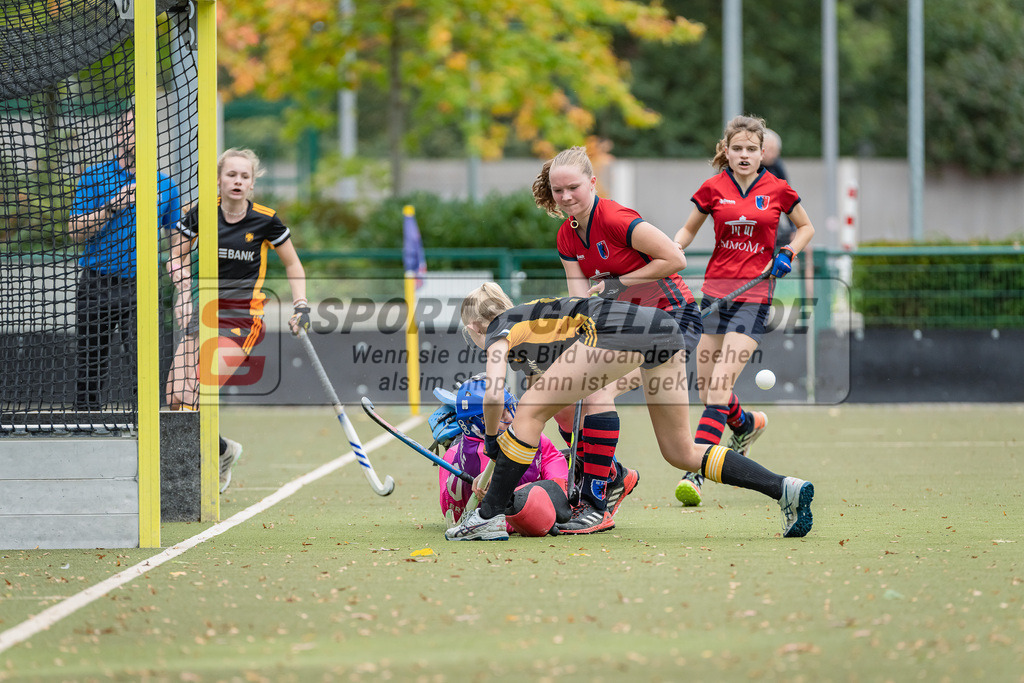 HK_20231022_105895 | Platz 3 Deutsche Meisterschaft Feld WU16 Berliner HC - Harvestehuder THC am 22.10.2023 DHC, Düsseldorf ,