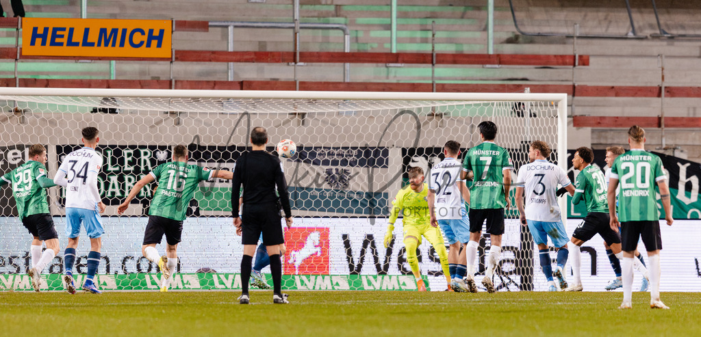 2. Bundesliga, Saison 2025/26, 21. Spieltag: SC Preußen Münster - VfL Bochum | Münster, 06.02.2026: 2. Bundesliga, 21. Spieltag, SC Preußen Münster gegen VfL Bochum im LVM-Preußenstadion in Münster. Foto: sportfotografie.ms | Markus Paletta - Realisiert mit Pictrs.com