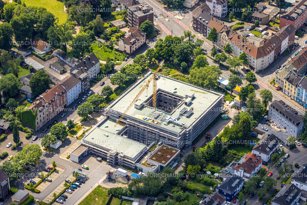 Herne220502808 | Luftbild, Baustelle Rheumazentrum Ruhrgebiet, Wanne, Herne, Ruhrgebiet, Nordrhein-Westfalen, Deutschland