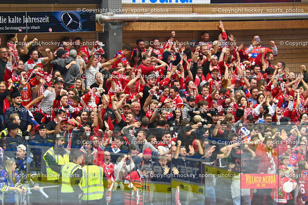 EC IDM Wärmepumpen VSV vs. EC KAC  | EC KAC Fans in Villach, EC IDM Wärmepumpen VSV vs. EC KAC , EC IDM Wärmepumpen VSV vs. EC KAC  am 27.10.2024 in Villach (Stadthalle Villach), Austria, (Photo by Bernd Stefan)