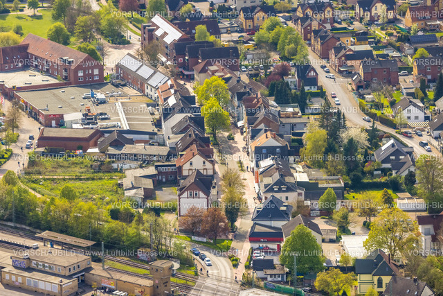 Boenen230404705 | Luftbild, Bahnhofstraße Fußgängerzone, Altenbögge, Bönen, Ruhrgebiet, Nordrhein-Westfalen, Deutschland