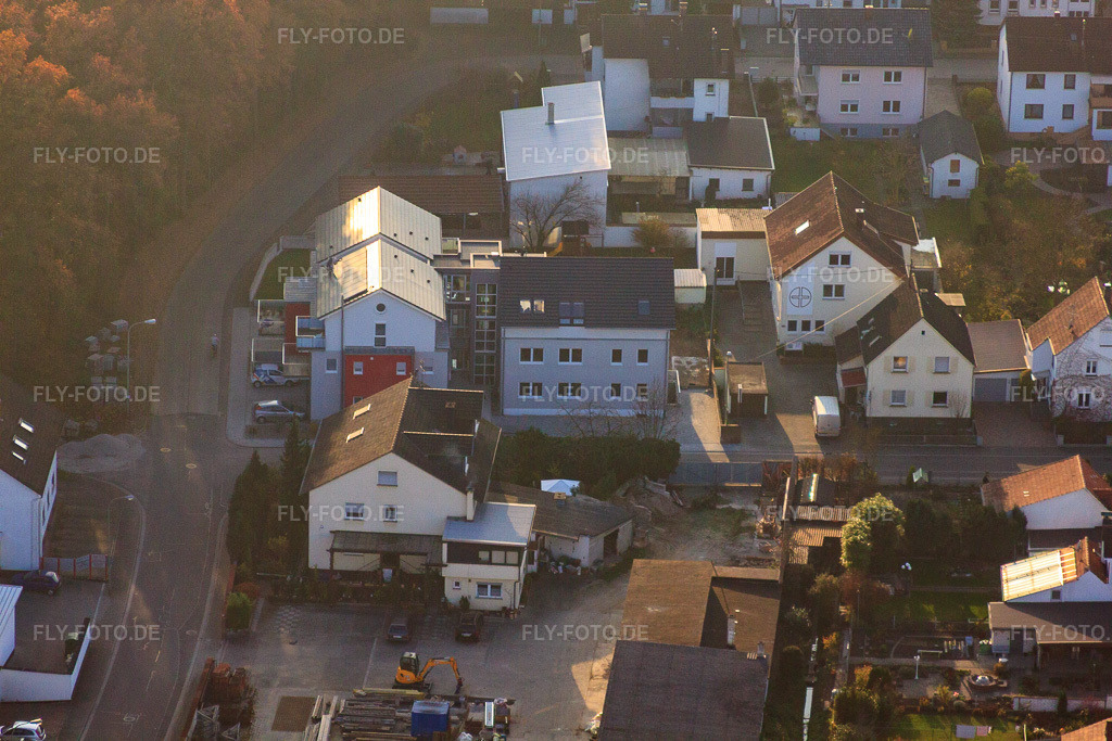 Luftbild: SoMeDi GmbH der AWO in Kandel im Bundesland Rheinland-Pfalz in Deutschland. Foto: IMG_46445.jpg vom 12.11.2011 durch Werner Riehm/FLY-FOTO.de