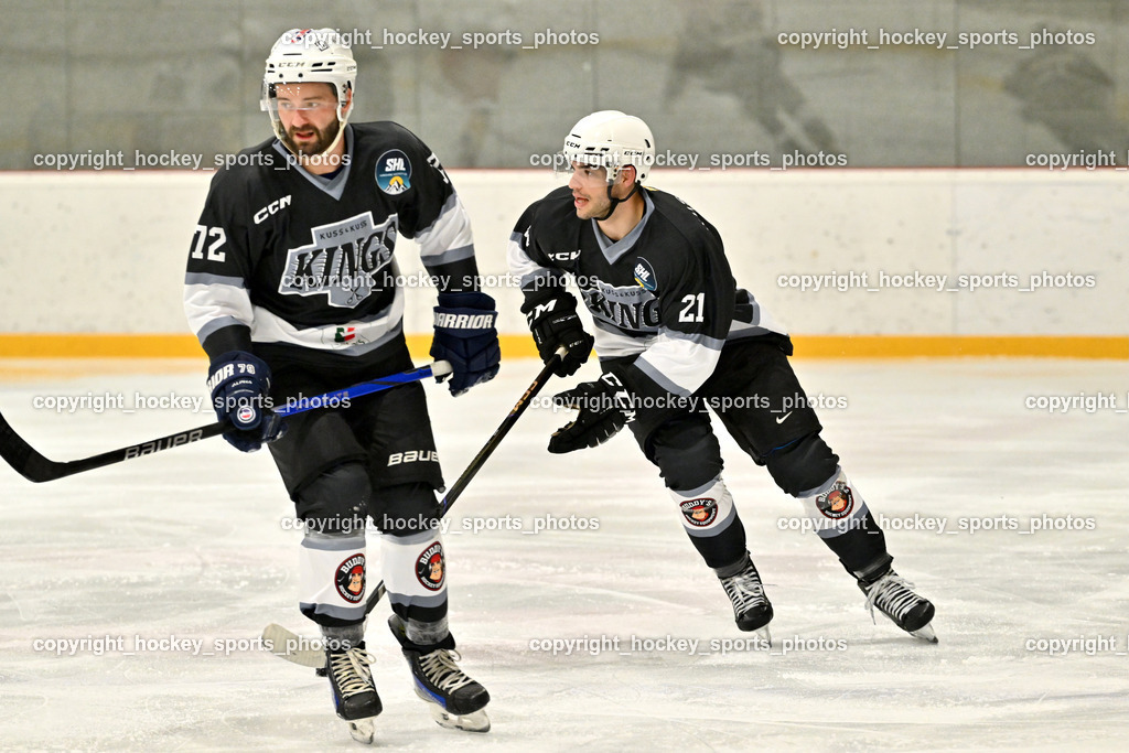 Kuss & Kuss Kings vs. Golden Bulls | #72 Scherio Kuss &amp; Kuss Kings, #21 Haudum Luka Kuss &amp; Kuss Kings, Kuss &amp; Kuss Kings vs. Golden Bulls, Kuss &amp; Kuss Kings vs. Golden Bulls am 30.05.2025 in Ferlach (HTC Eishalle Ferlach), Austria, (Photo by Bernd Stefan)