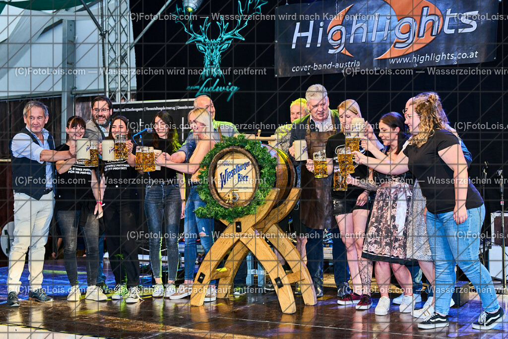 ALP5151_VOLKSFEST_Bieranstich | (C)FotoLois.com, Alois Spandl, BIERANSTICH im Festzelt beim WIESELBURGER VOLKSFEST mit den TSCHECHEN als Vorband und dem Auftritt von Die HIGHLIGHTS, Mi 28. Juni 2023.