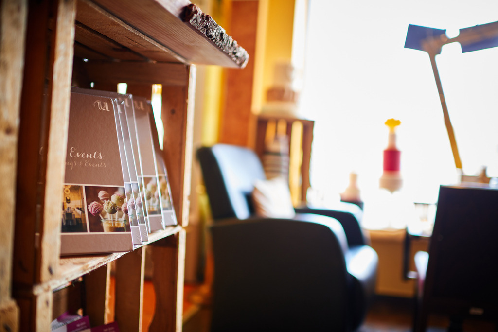 Eiscafé Zuckero | Wien, Austria - March 28, 2019: Eiscafé Zuckero; Detail im Lokal. - Realisiert mit Pictrs.com