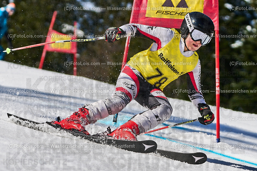 ALP4999_Steir-KINDER-LM_RTL_Loser_Hollersbacher Jakob | (C)FotoLois.com, Alois Spandl. SteirerSki KINDER-Cup Riesentorlauf-Landesmeisterschaft am Sandling/Loser in Altaussee, So 25. Februar 2024.