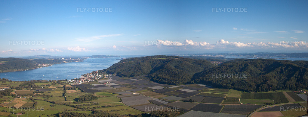 Luftbild: Uferbereich des Bodensee im Ortsteil Bodman in Bodman-Ludwigshafen im Bundesland Baden-Württemberg in Deutschland. Foto: IMG_71553-Bearbeitet.jpg vom 30.08.2014 durch Werner Riehm/FLY-FOTO.deAuflösung des Originals: 7863 x 3004 px