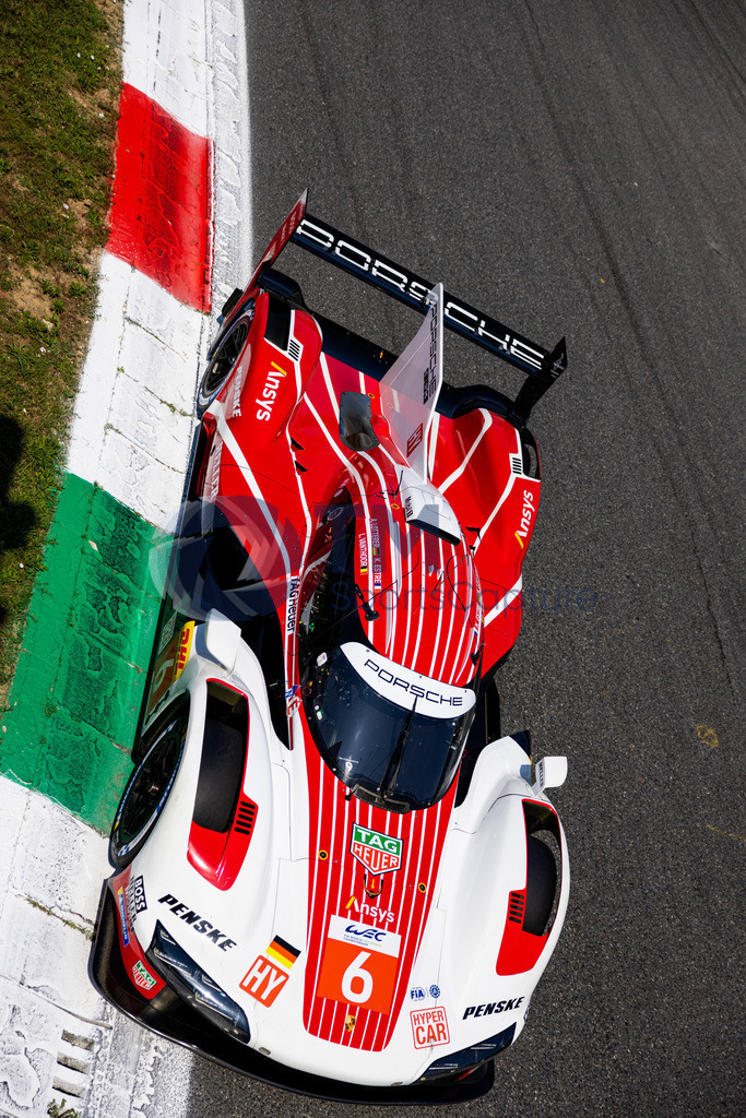 Trainproduction-20230708-0166 | MONZA,ITALY,08.Jul.23 - MOTORSPORTS - WEC, FIA World Endurance Championships, 6h of Monza, Autodromo Monza. Image shows Kevin Estre (FRA), Andre Lotterer (GER) and Laurens Vanthoor (BEL/ Porsche Penske Motorsport). Photo: Trainproduction / Matthias Trinkl