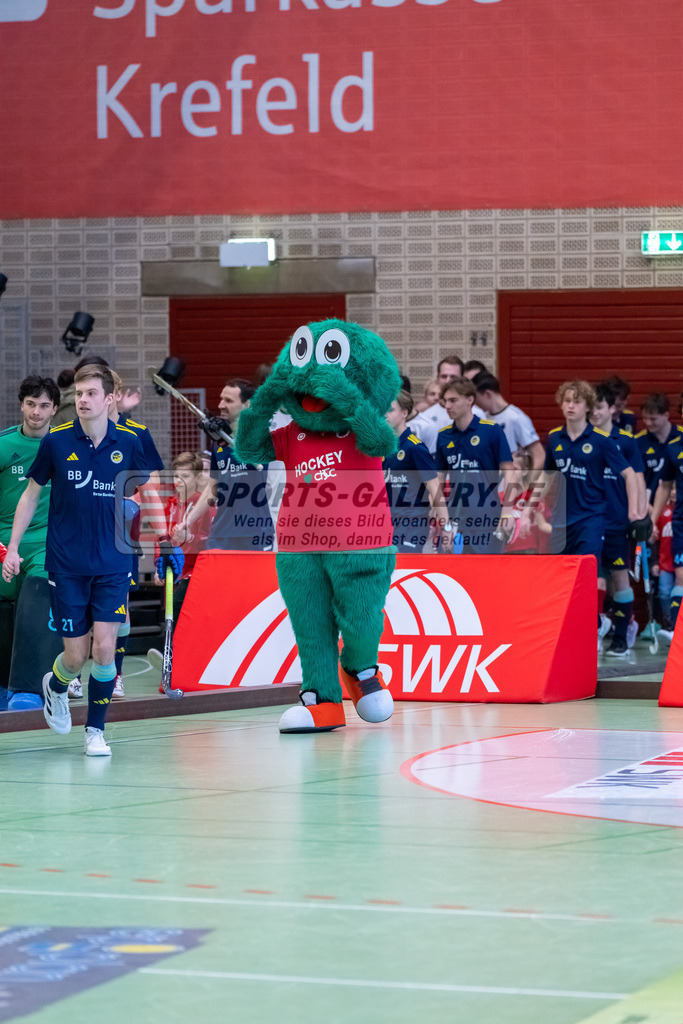 HK_20250118_101681 | 1/4 Finale 1. Bundesliga Halle Herren Crefelder HTC - Zehlendorfer Wespen am 18.1.2025 Halle Glockenspitz, Krefeld ,