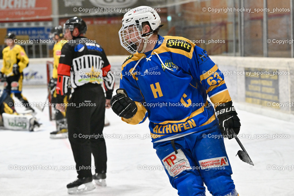EC Spittal Hornets vs. EHC Althofen 6.1.2024 | Jubel #63 Hammerle Simon