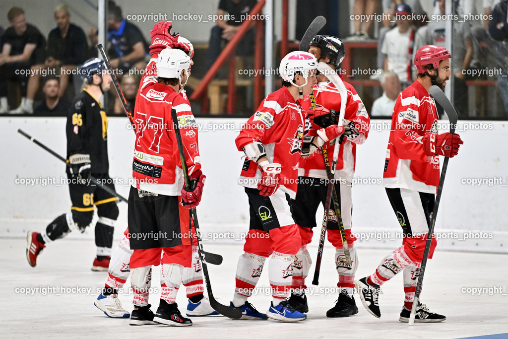 HSC Eagles Poggersdorf vs. VAS Ballhockey Villach | Jubel HSC Eagles Poggersdorf Mannschaft, HSC Eagles Poggersdorf vs. VAS Ballhockey Villach, HSC Eagles Poggersdorf vs. VAS Ballhockey Villach am 15.07.2025 in Poggersdorf (Sportzentrum Poggersdorf), Austria, (Photo by Bernd Stefan)